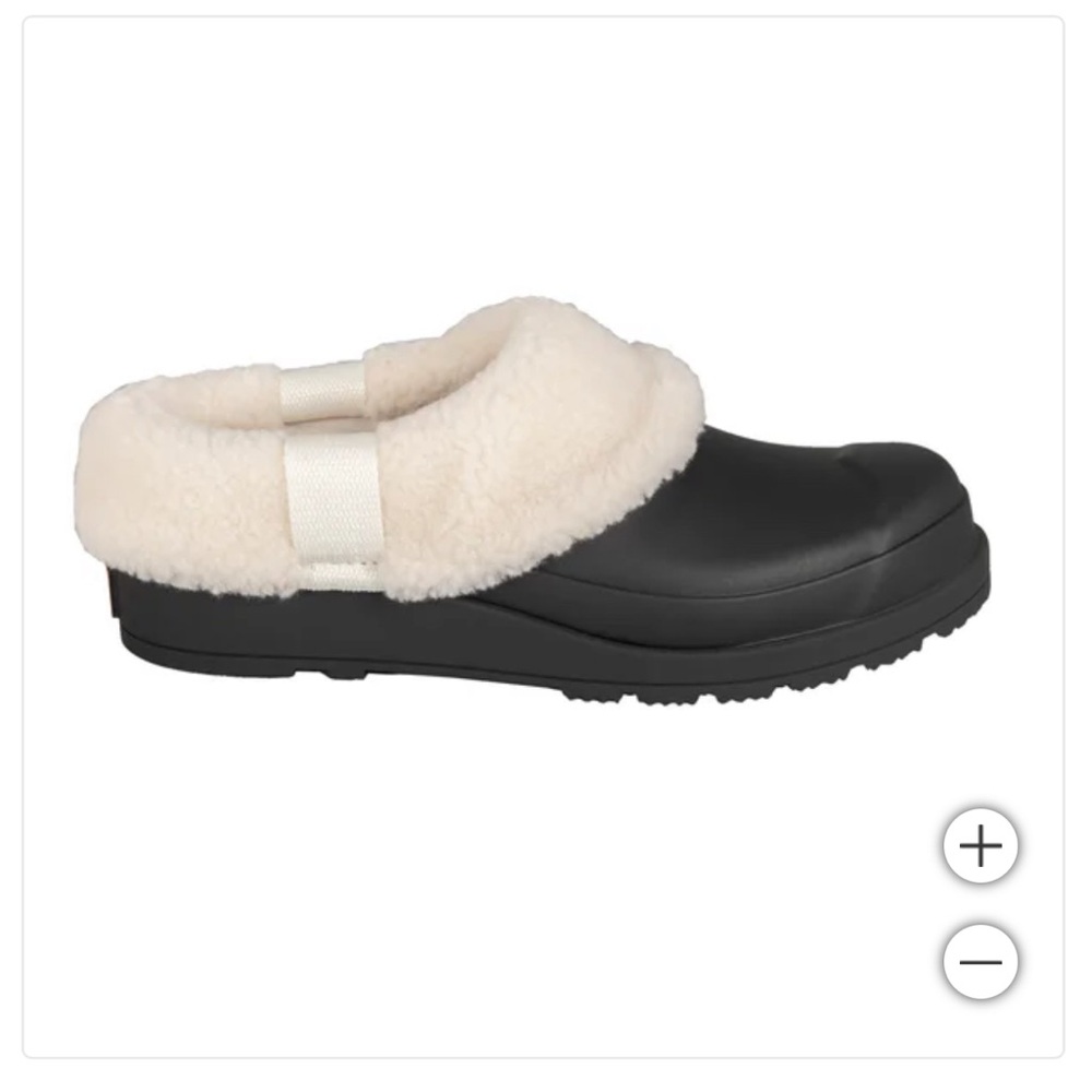 NWT Hunter Ladies Play Insulated Clog - Black - Picture 3 of 6
